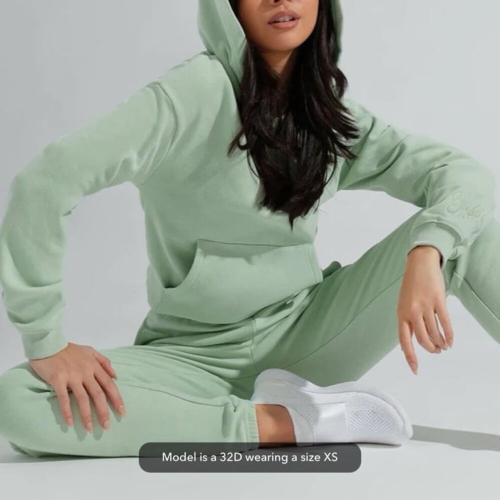 BuffBunny Cloud Hoodie -Mojave Mint - Small- Soft Cloud Hoodie with Pockets